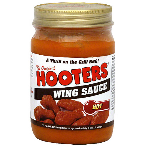 Hooters Hot Wing Sauce, 12 Fl Oz, (Pack of 6)