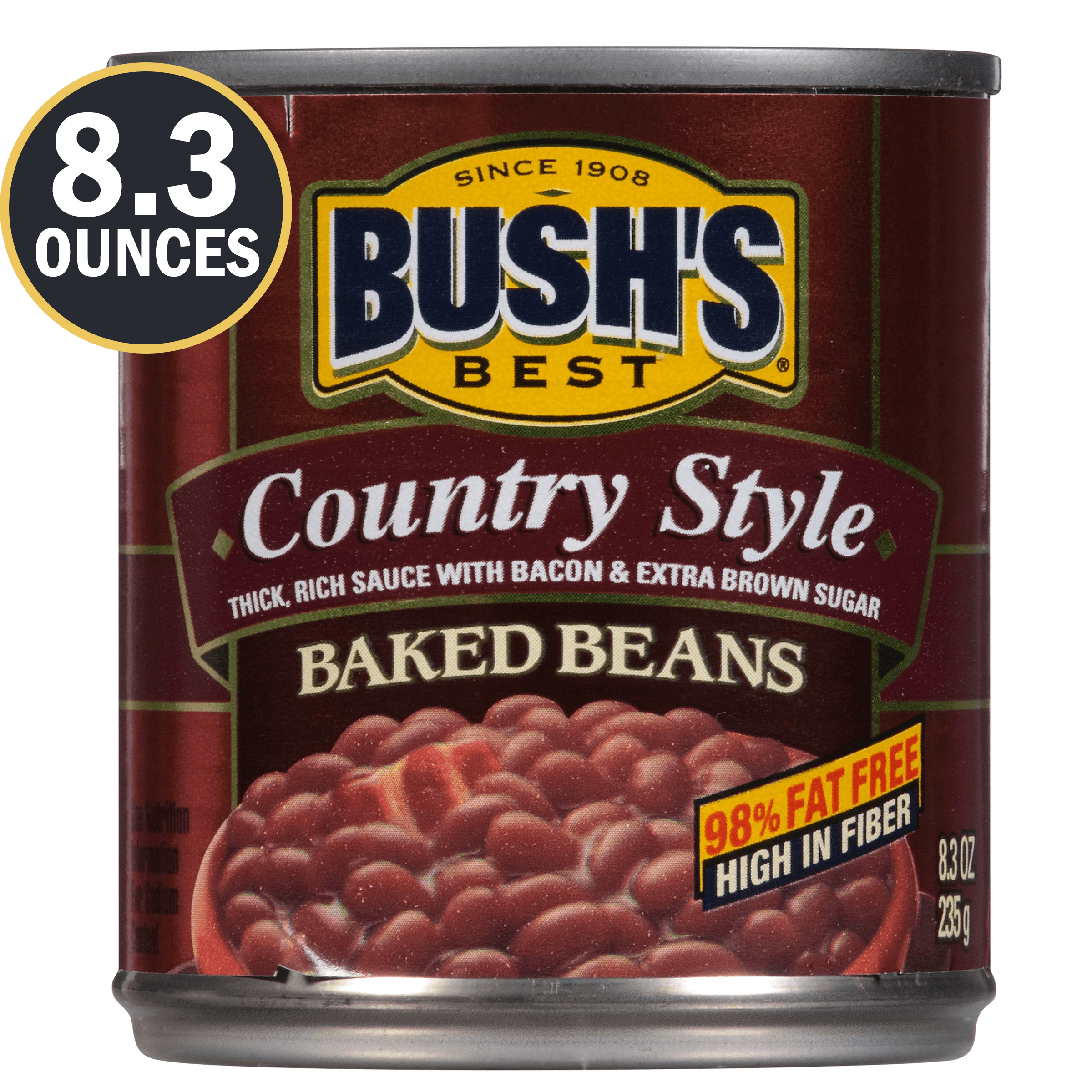 Bush S Country Style Baked Beans  Canned Beans  8.3 Oz