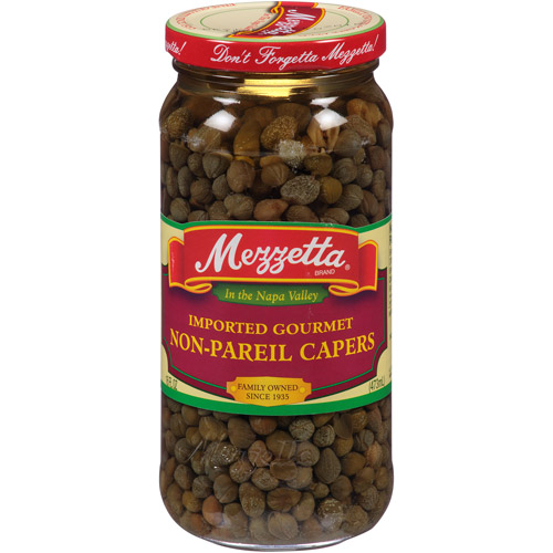Mezzetta Non-Pareil Capers, 16 Fl Oz, (Pack of 6)