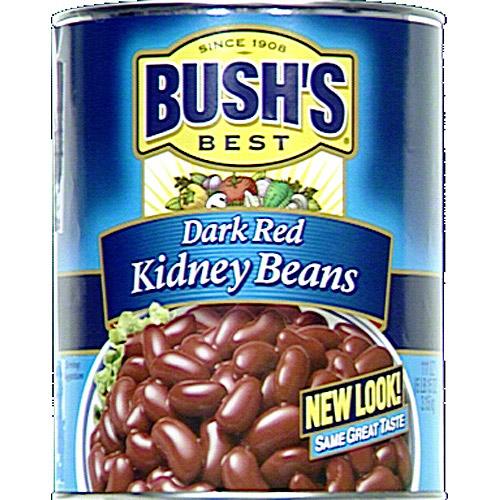 Bush's Best Dark Red Kidney Beans, 111 Oz, (Pack of 6)