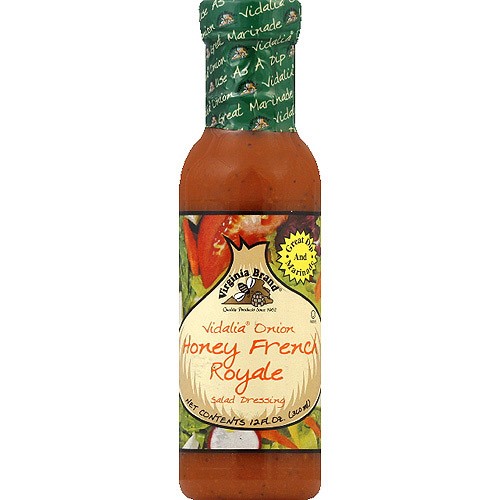 Virginia Brand Vidalia Onion Honey French Royale Salad Dressing, 12 Fl Oz, (Count of 6)