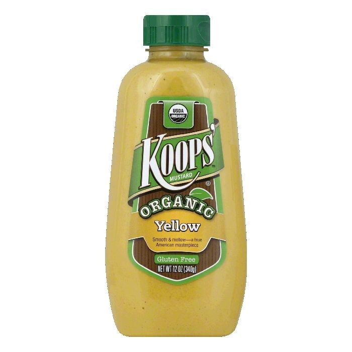 ORIGINAL YELLOW ORGANIC MUSTARD, ORIGINAL YELLOW