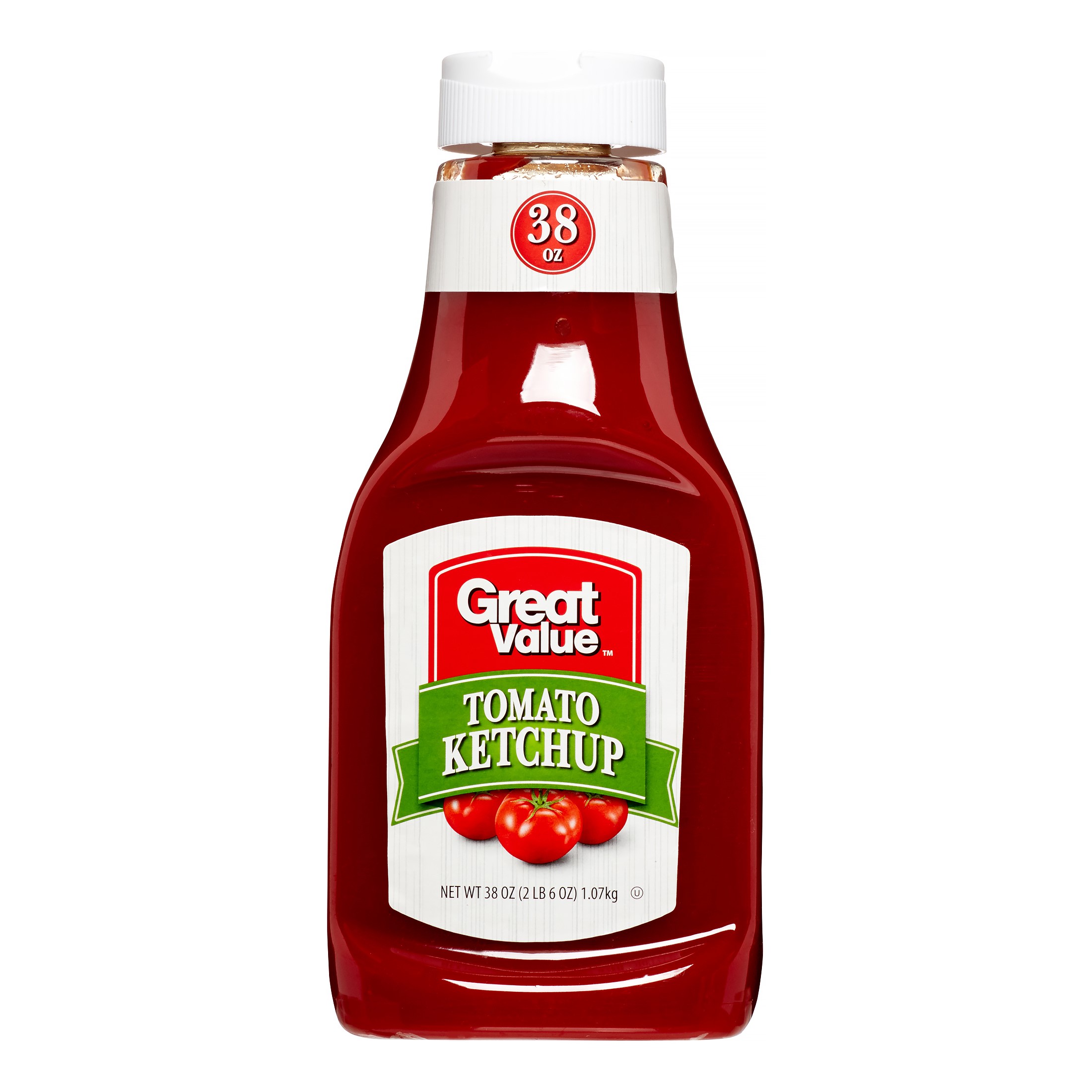 (4 Pack) Great Value Tomato Ketchup, 38 Oz Image