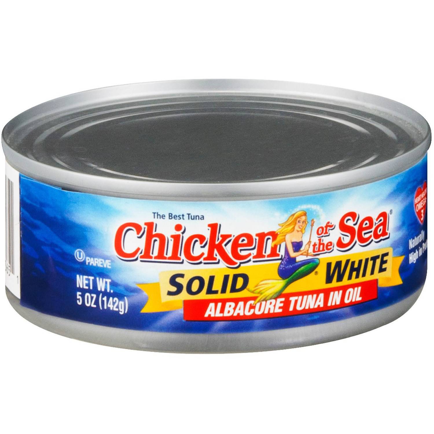 Chicken of the Sea Solid White Albacore Tuna in Oil, 5 Oz, (Pack of 6)