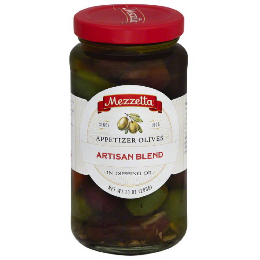 Mezzetta Artisan Blend Appetizer Olives in Dipping Oil, 10 Oz, (Pack of 6)