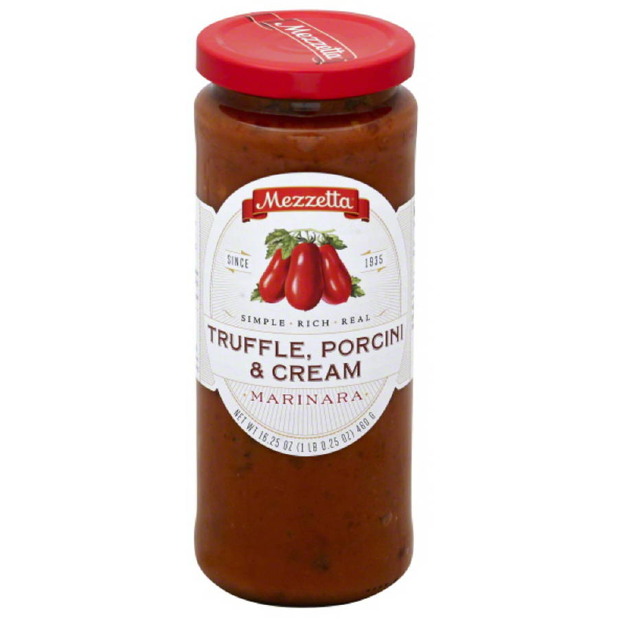 Mezzetta Truffle, Porcini & Cream Marinara, 16.25 Oz, (Pack of 6)