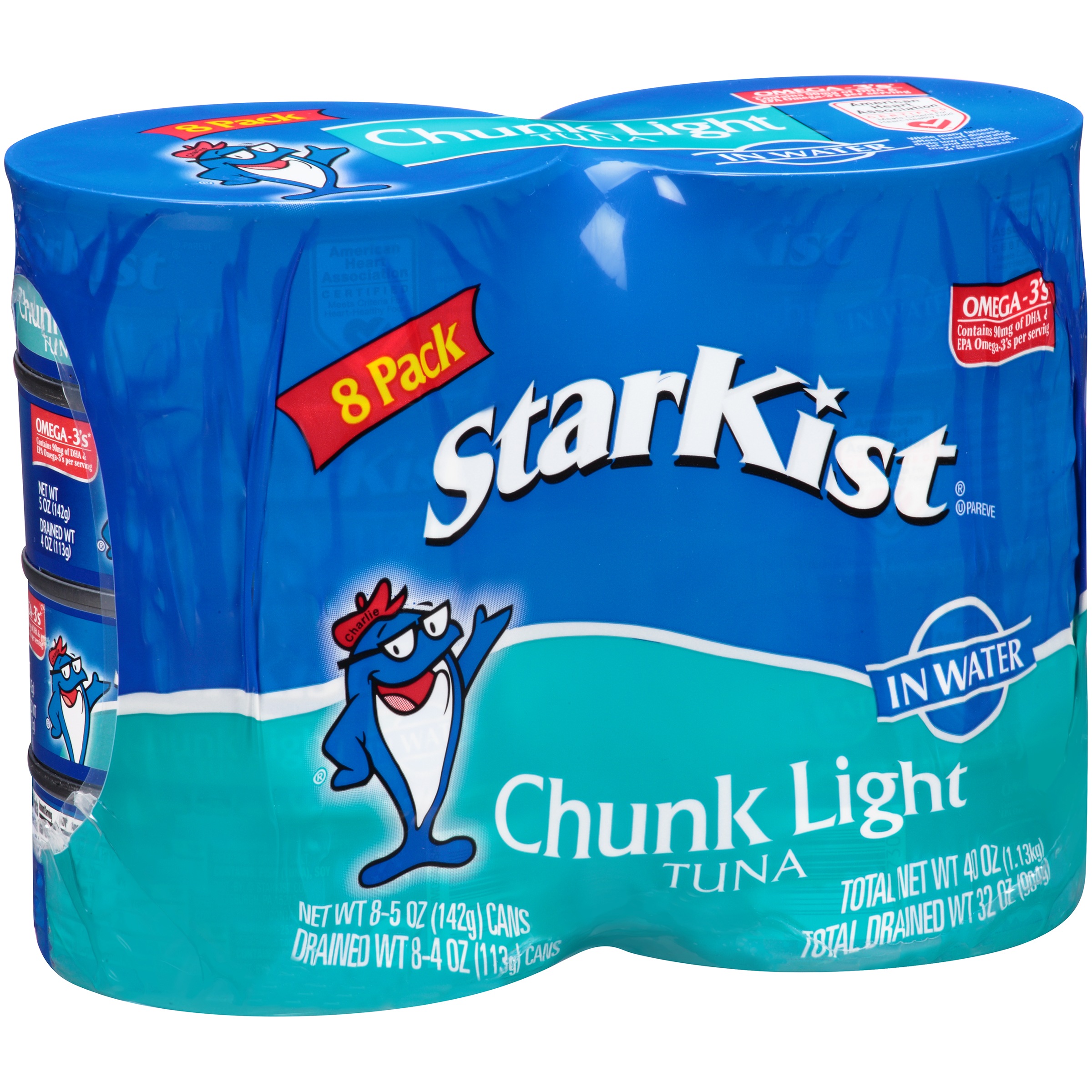 StarKist Chunk Light Tuna in Water  5 Oz  8 Cans