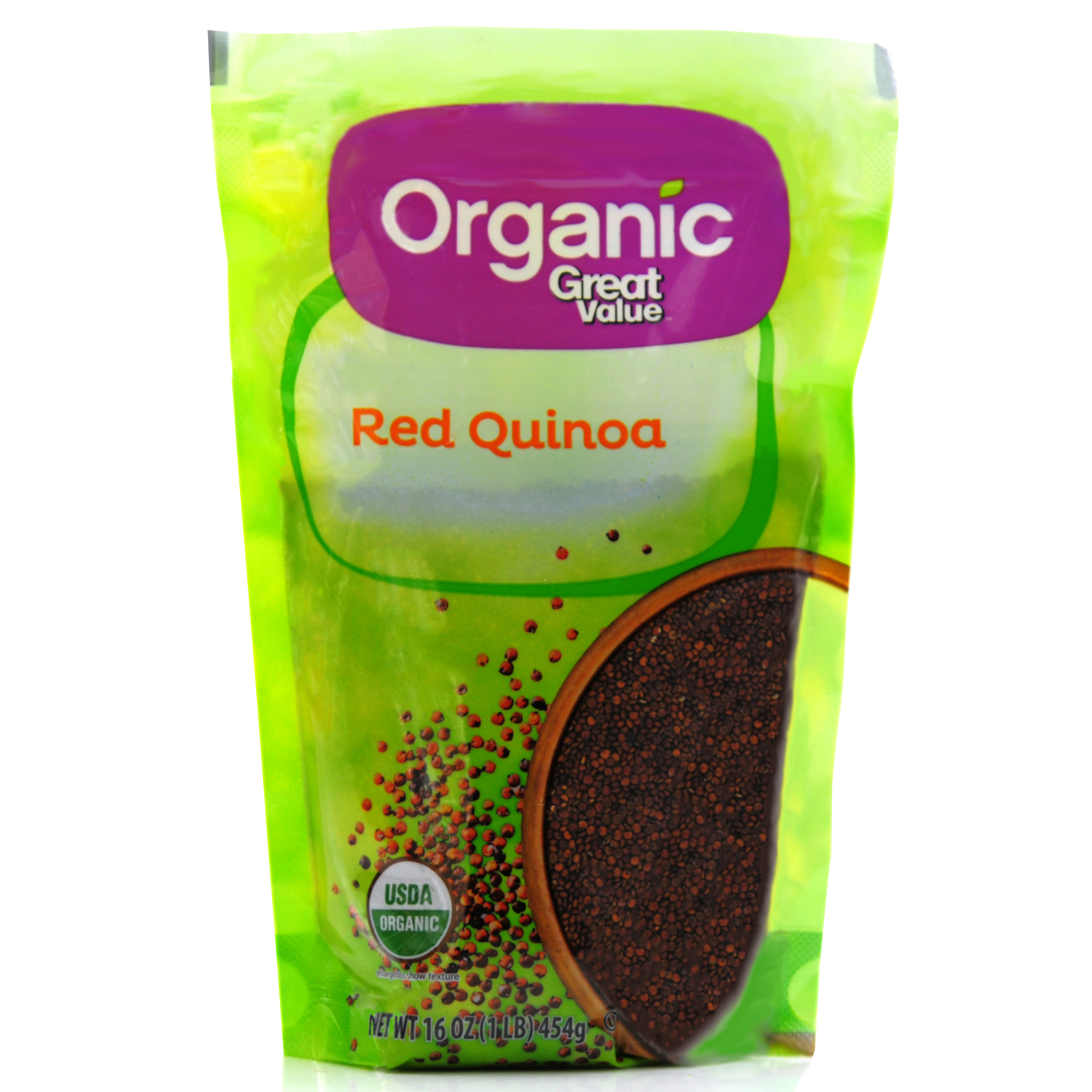 (3 Pack) Great Value Organic Red Quinoa, 16 Oz