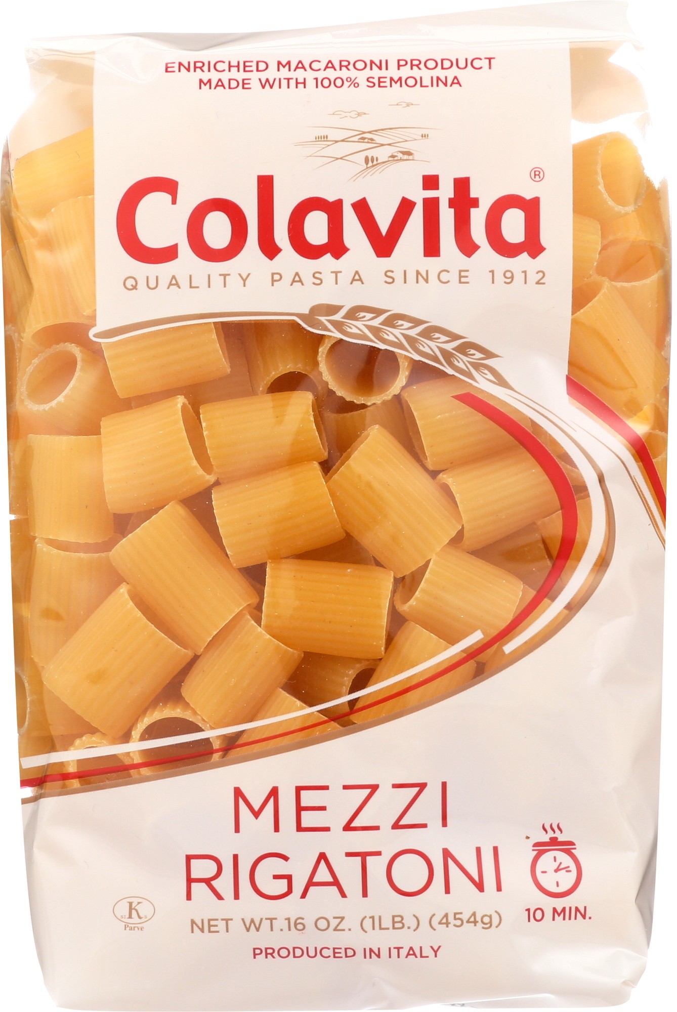 ENRICHED MACARONI PRODUCT, MEZZI RIGATONI