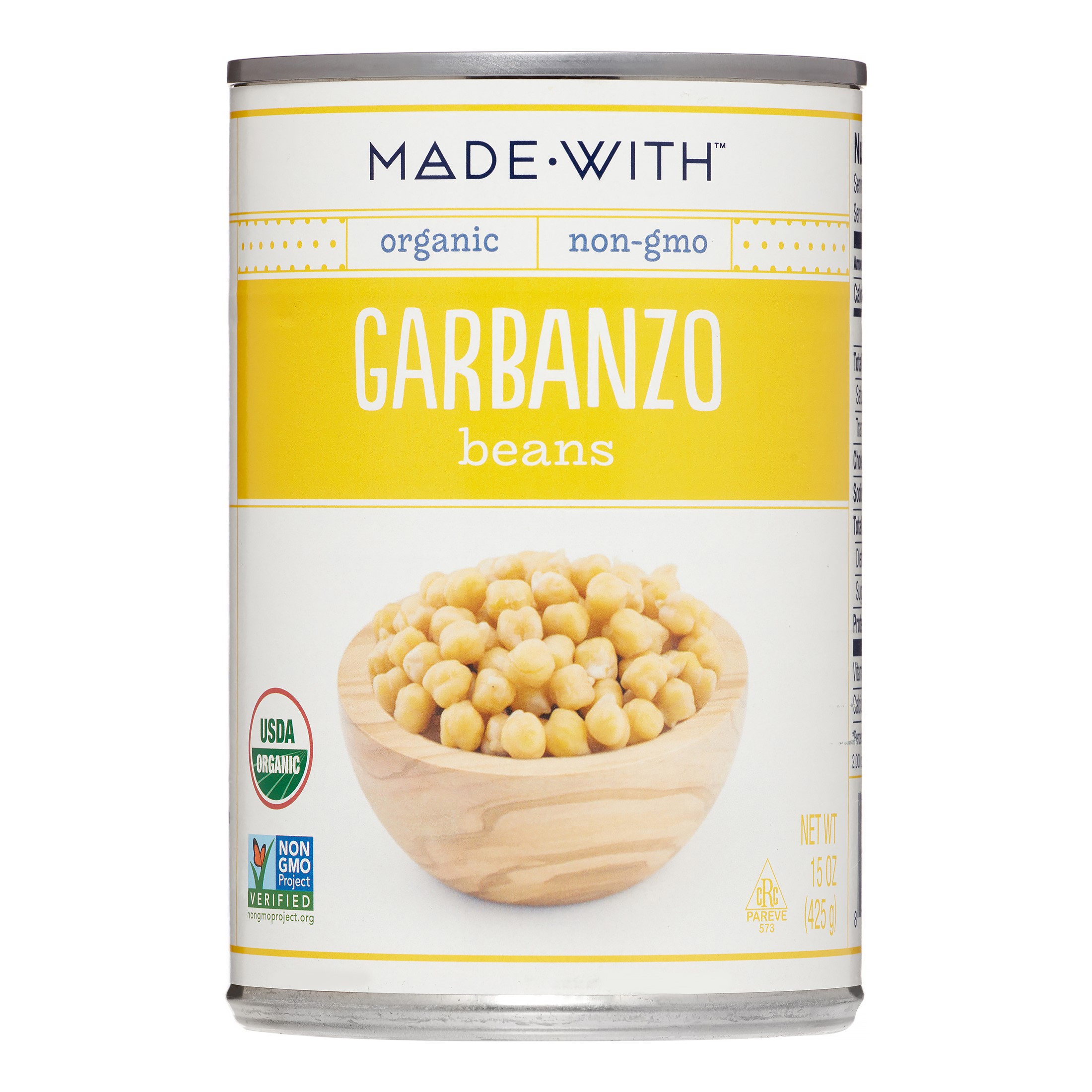276773 15 Oz Garbanzo Organic Beans, Pack of 12