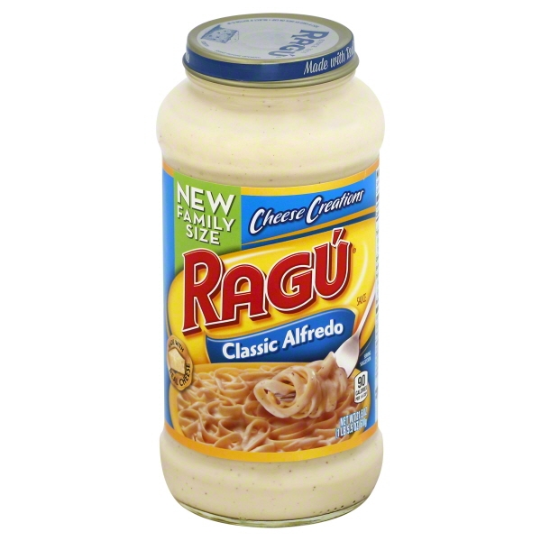 Ragu Classic Alfredo Pasta Sauce  Made with Real Cheese  21.5 Oz