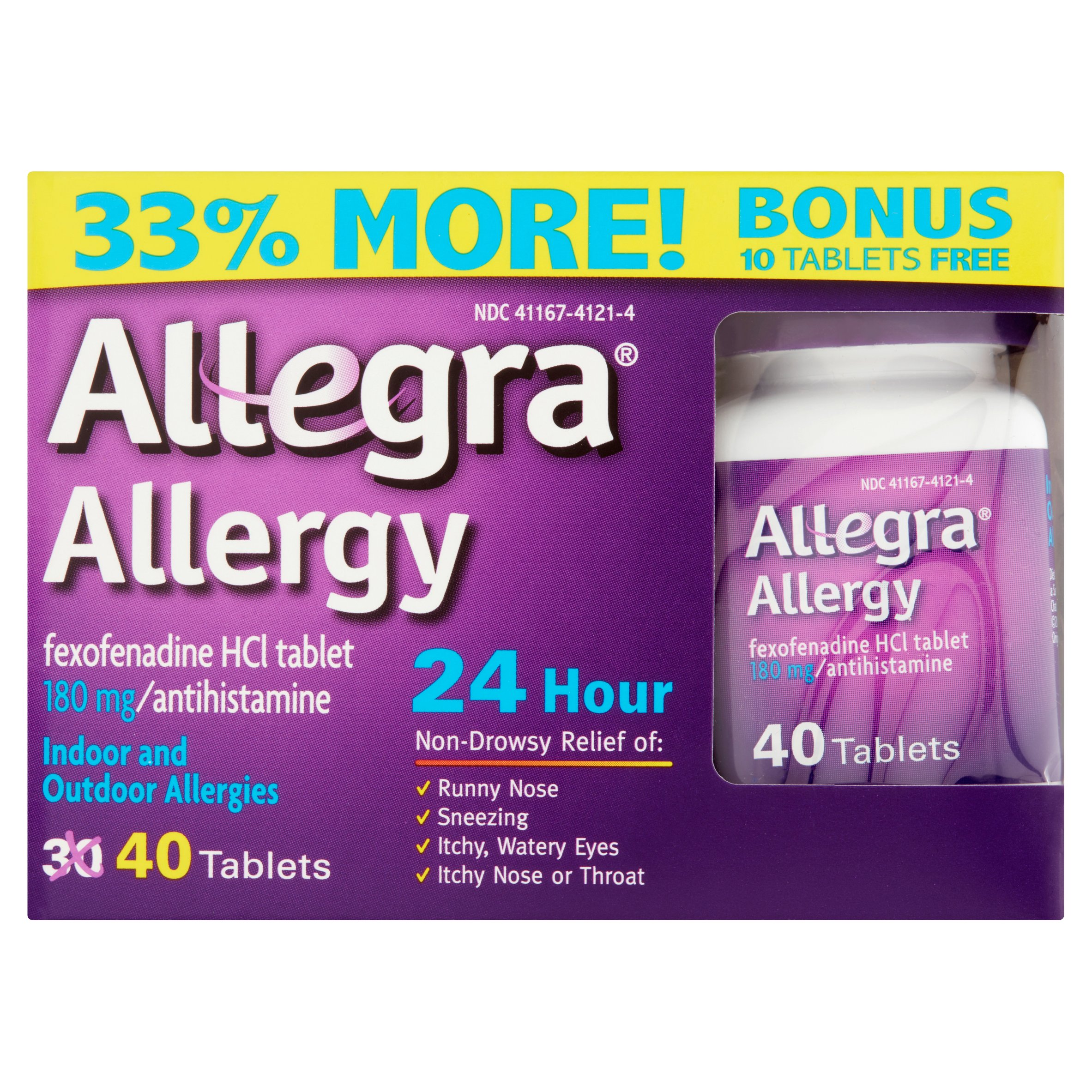 Allegra - Tablets - Bonus - 40 Ct - 09\26