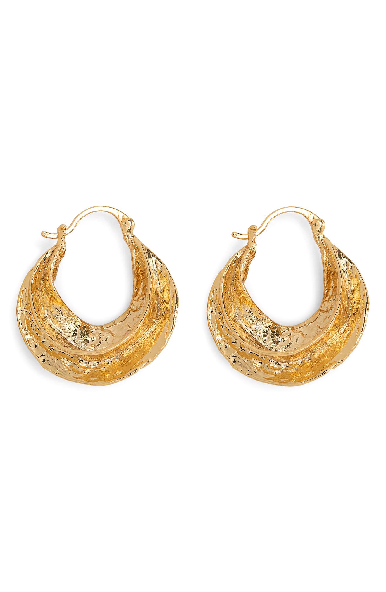 Petit Moments Golden Hour Sugar Hoop Earrings at Nordstrom