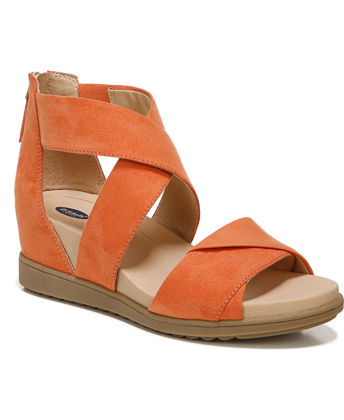 Golden Hour Womens Ankle Open Toe Wedge Sandals