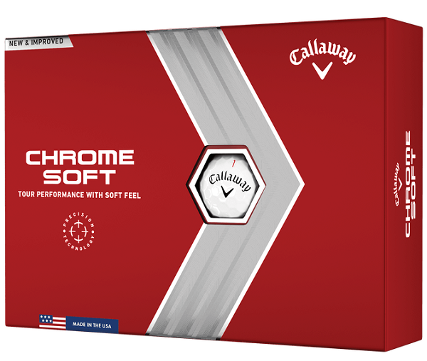 Photo 1 of Callaway Chrome Soft 22 Golf Balls 12pk White 