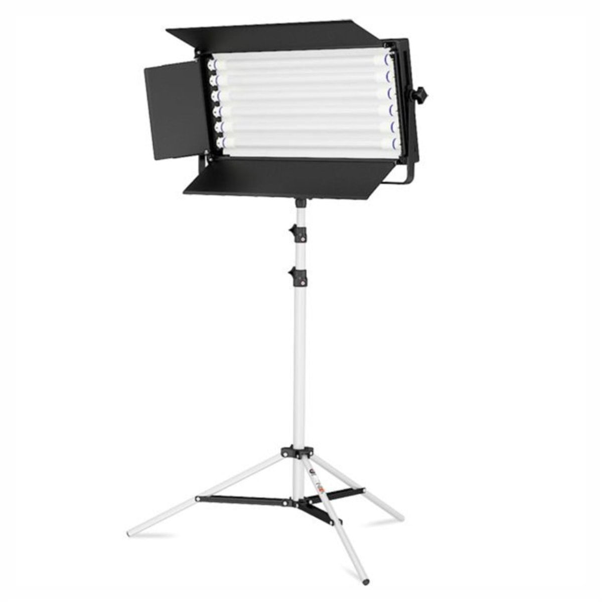 Refletor Estúdio Lâmpada LED Mako T8 60W + Tripé Mini 2 1,84 M