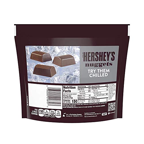 Milk Chocolate, Hersheys Nuggets Milk Chocolate Candy, Individually Packed in a Share Size Pouch, Ideal Snacks to Satisfy Kids and Adults Sweet Tooth thumbnail