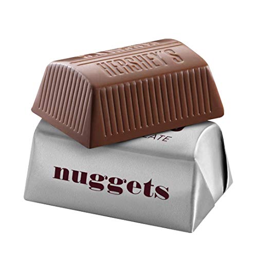 Milk Chocolate, Hersheys Nuggets Milk Chocolate Candy, Individually Packed in a Share Size Pouch, Ideal Snacks to Satisfy Kids and Adults Sweet Tooth thumbnail