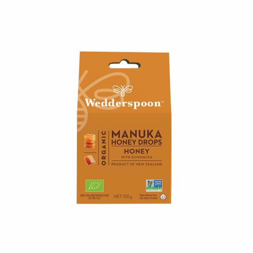 Wedderspoon Organic Manuka Drops Honey 120g