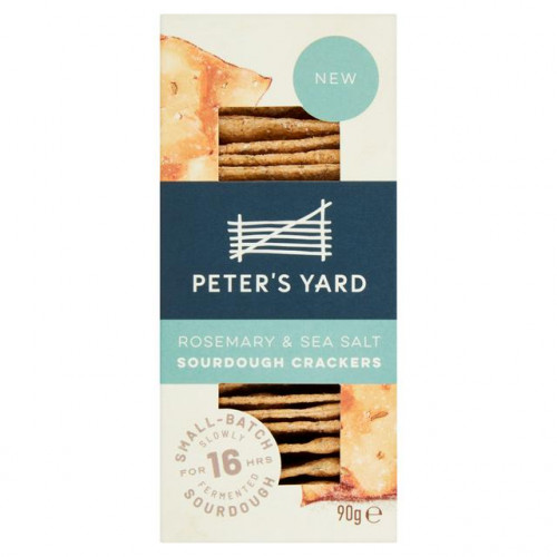 Peter's Yard Rosemary & Sea Salt Sourdough Crackers 