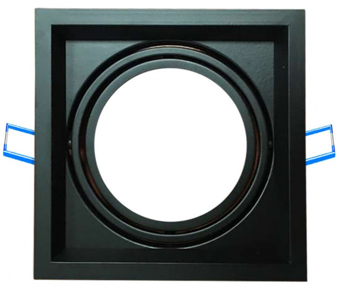 Downlight Vt-7221 Ar111 17,4 X 17,4 Cm Aluminium Schwarz