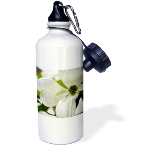 Purity - White Dogwood Flower - Spring Flowering Trees 21 Oz Sports Water Bottle Wb-51848-1