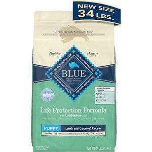 Blue Buffalo Life Protection Formula Puppy Dry Dog Food  Lamb & Oatmeal  34 Lbs