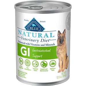Blue Buffalo Natural Veterinary Diet GI Gastrointestinal Support Grain-Free Wet Dog Food, 12.5-oz, Case of 12