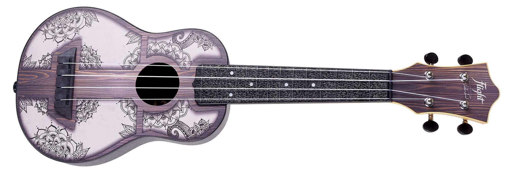 New Flight TUS40 Mandala Wood Soprano Travel Ukulele Mandala Wood