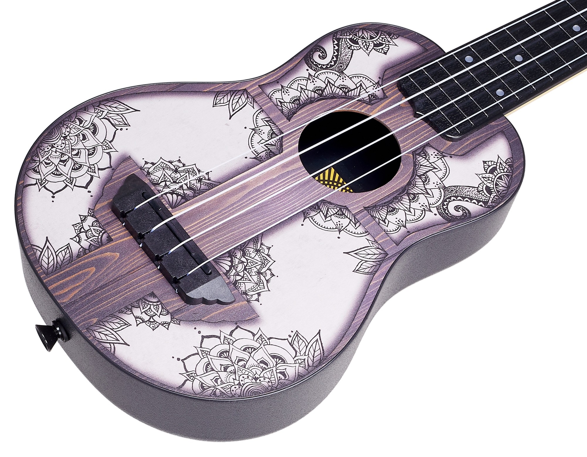 New Flight TUS40 Mandala Wood Soprano Travel Ukulele Mandala Wood thumbnail