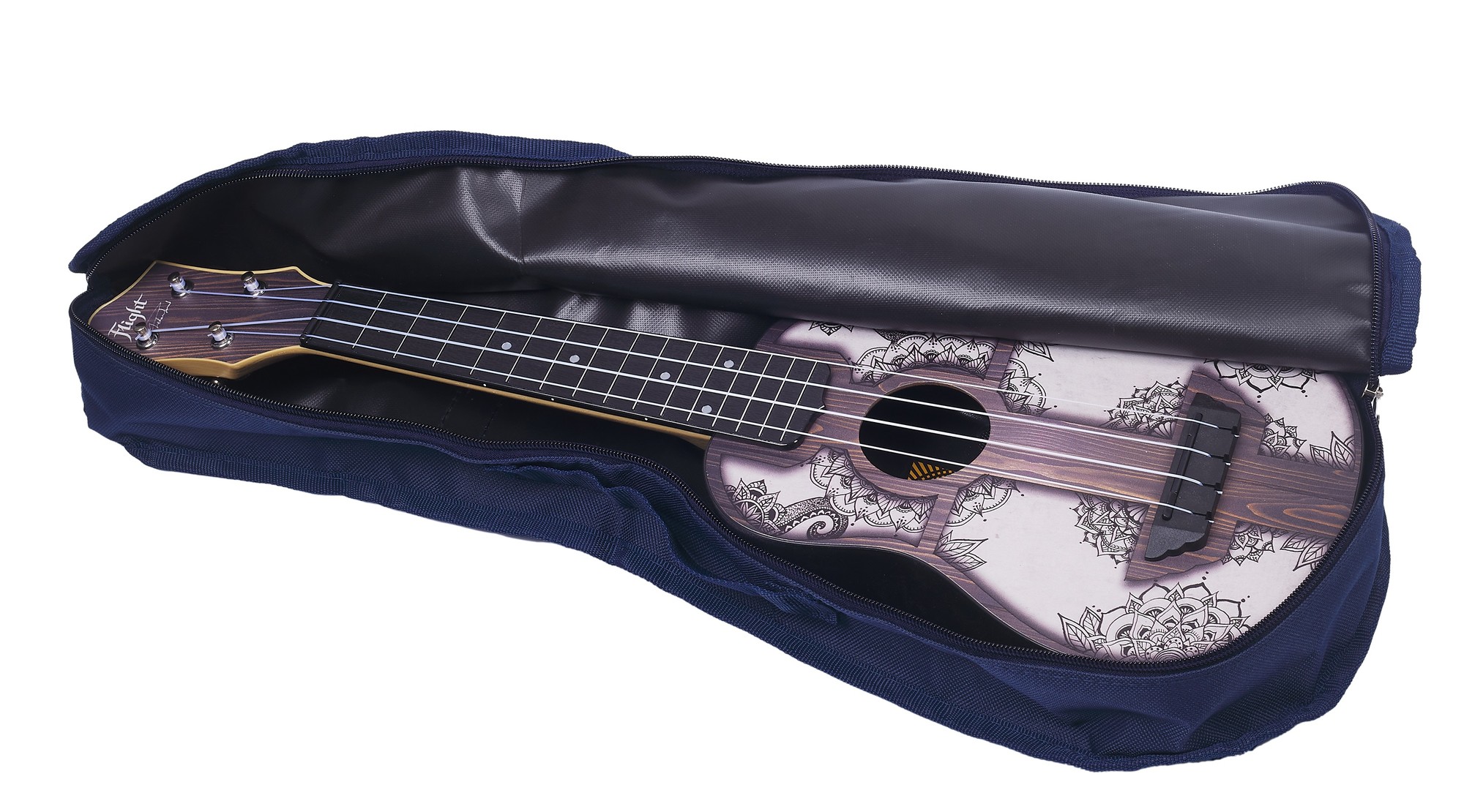 New Flight TUS40 Mandala Wood Soprano Travel Ukulele Mandala Wood thumbnail
