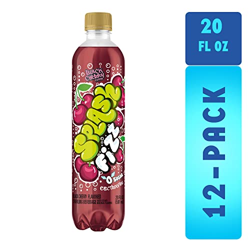 Splash Fizz Black Cherry Sparkling Water Beverage - 12pk/20 Fl Oz Bottles thumbnail
