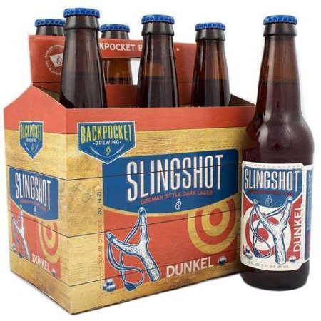Backpocket Sling Shot Dark Lager, 6 Pack, 12 Fl Oz