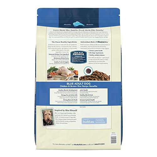 Blue Buffalo Life Protection Formula Natural Adult Dry Dog Food, Chicken and Brown Rice 30-lb thumbnail