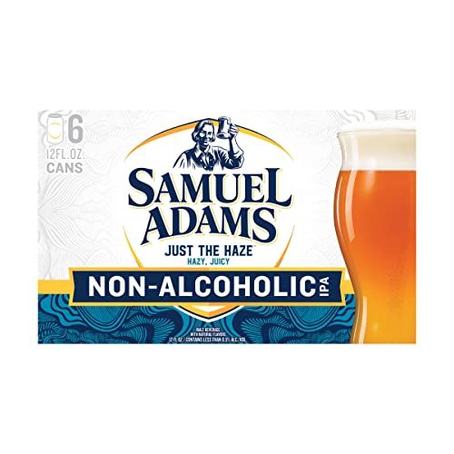 Samuel Adams Just the Haze Non-Alcoholic IPA Craft Beer  Alcohol Free  6 Pk  12 Fl Oz Cans thumbnail