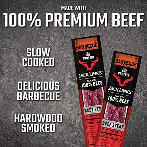 Jack Link’s Premium Cuts Beef Steak, BBQ Recipe, Great Protein Snack with 16g of Protein and 13g of Carbs per Serving, Made with Premium Beef, 2 Oun thumbnail