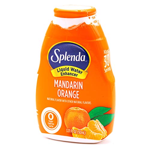 SPLENDA Liquid Water Enhancer Drops  Sugar Free  Zero Calorie  Natural Flavor  Concentrated Drink Mix  3.11 Fl Oz Each Bottle (Mandarin Orange  1 Pack thumbnail