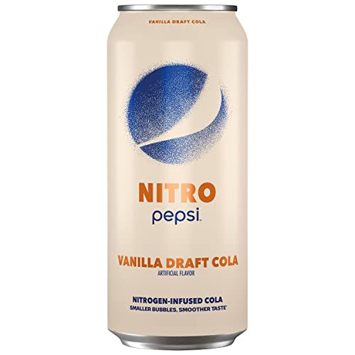 Nitro Pepsi Vanilla Draft Cola  13.65 Fl Oz Can