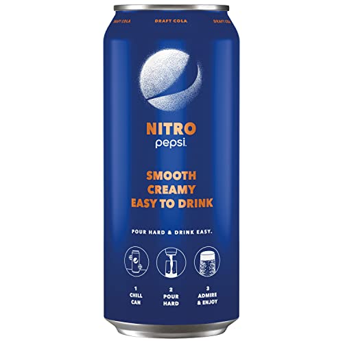 Pepsi Cola Nitro Original Draft Soda Pop  13.65 Fl Oz Can thumbnail
