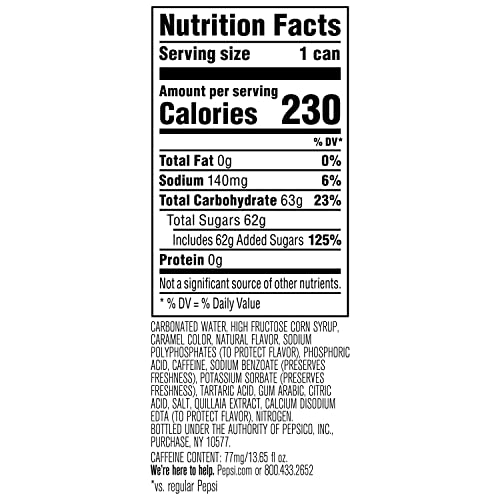 Pepsi Cola Nitro Original Draft Soda Pop  13.65 Fl Oz Can thumbnail