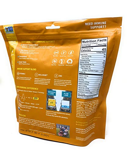 Liquid I.V Hydration Multiplier  Electrolyte Powder  Easy Open Packets  Supplement Drink Mix (Tangerine 24 Packets)) thumbnail