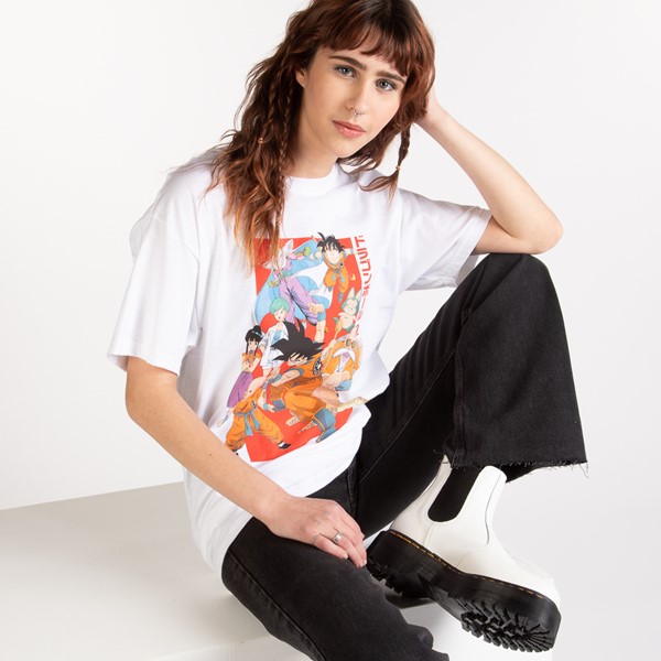 Womens Dragon Ball Z Boyfriend Tee - White