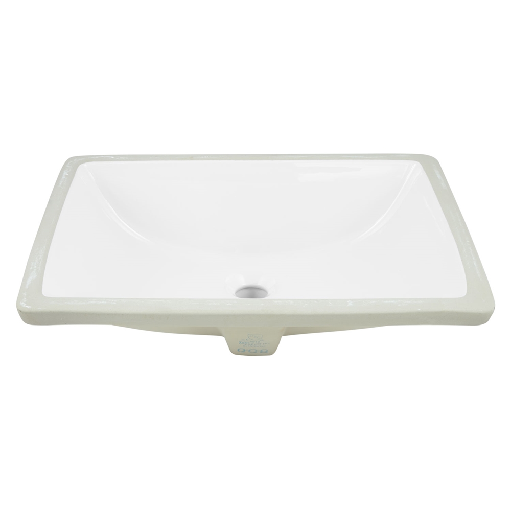 Lavabo Avec Drain American Imaginations Encastré Rectangulaire De 13,5 Po L X 18,25 Po L, Trop-Plein Compris, Fini Blanc AI-999-24791 thumbnail