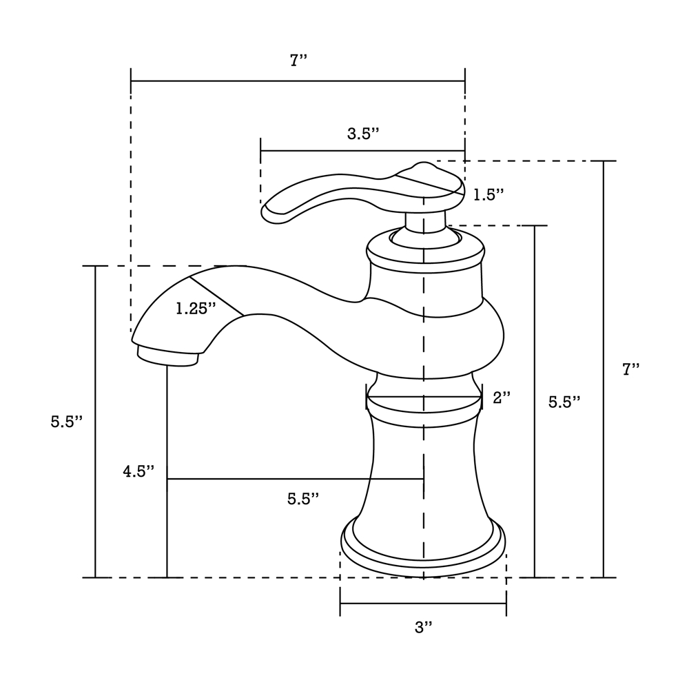Lavabo Encastré Rectangulaire American Imaginations En Céramique Biscuit Avec Robinet Et Drain Chromés (13,5 Po X 18,25 Po) AI-999-12989 thumbnail