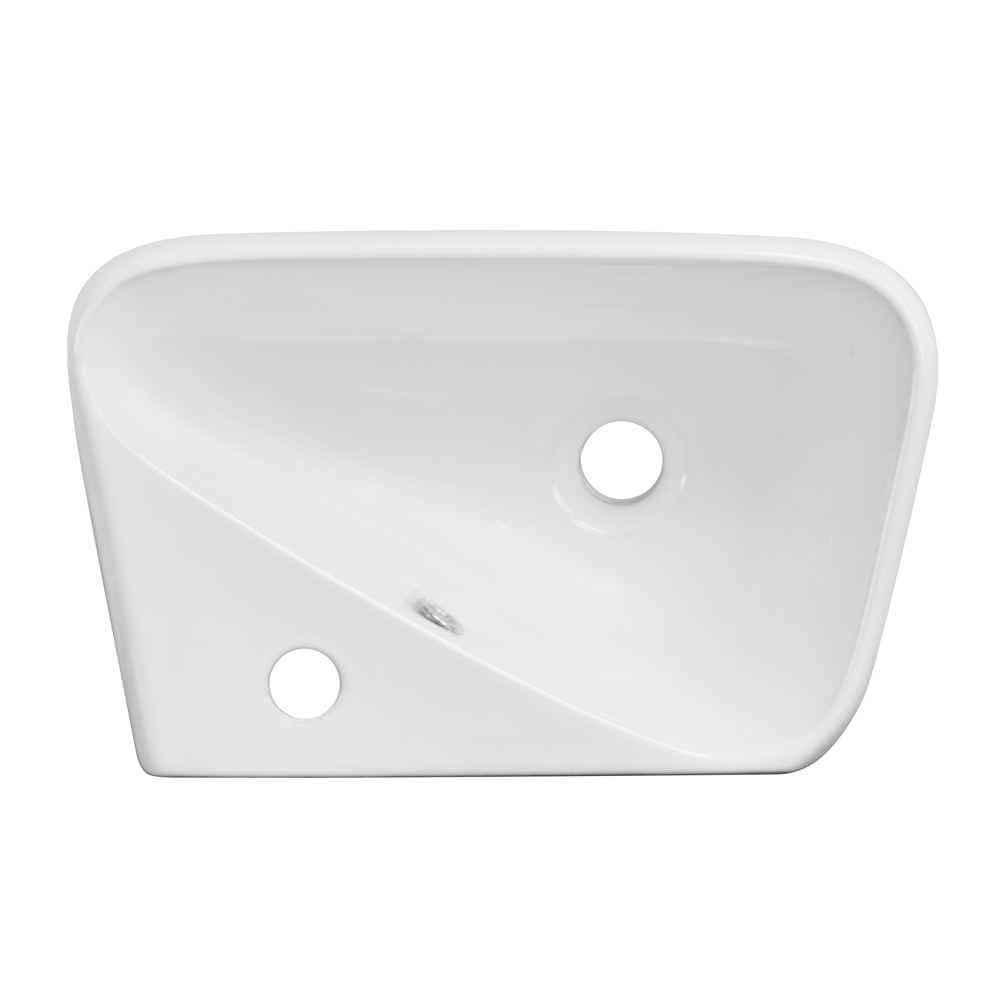 Ens. Lavabo Mural Blanc En Céramique Rectangulaire De 11 Po X 17,5 Po Par American Imaginations AI-999-26282 - Rona thumbnail
