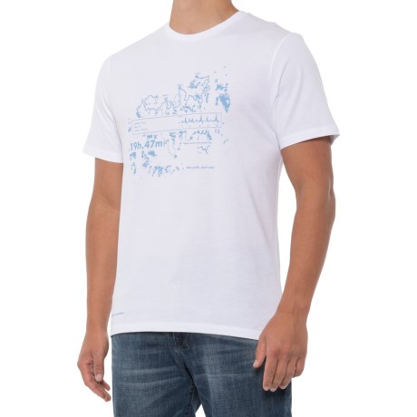 Outlife Graphic Salomonot T-Shirt - Short Sleeve (for Men) - WHITE (L )