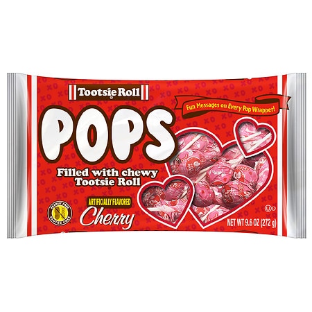 Tootsie Roll Valentine's Lollipops - 9.6 Oz
