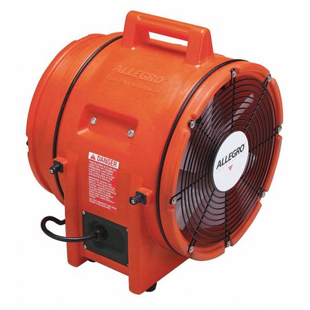 Allegro 9546 12 Inch  Axial DC Plastic Blower, 12V