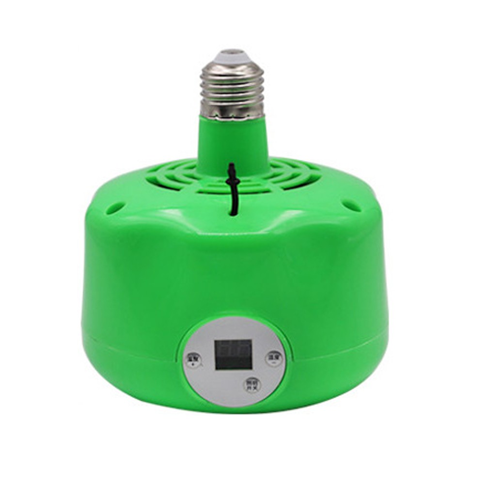 300W 28-35 Celsius Heating Lamp Intelligent Temperature Control Warm Animal Lamp Safe Chicken Coop Pet Heater Livestock Heat Lighting Tool - Green
