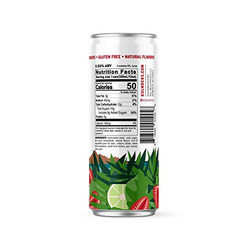 KUL MOCKS® Cocktail Mixers  Strawberry Margarita  0.00% ABV  Non-Alcoholic  Award Winning  Ready-to-Drink Cans  4 Pack thumbnail